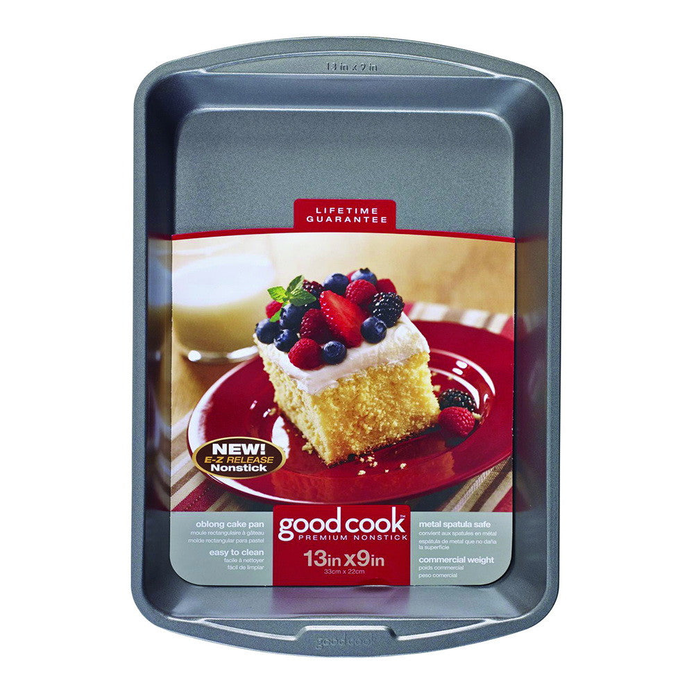 Good Cook 13 X 9 Non-Stick Oblong Cake Pan